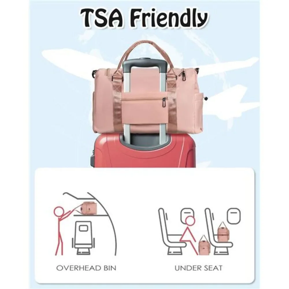 Birthday gift, Girls Initial Gym Bag, Travel Duffel for Kids,